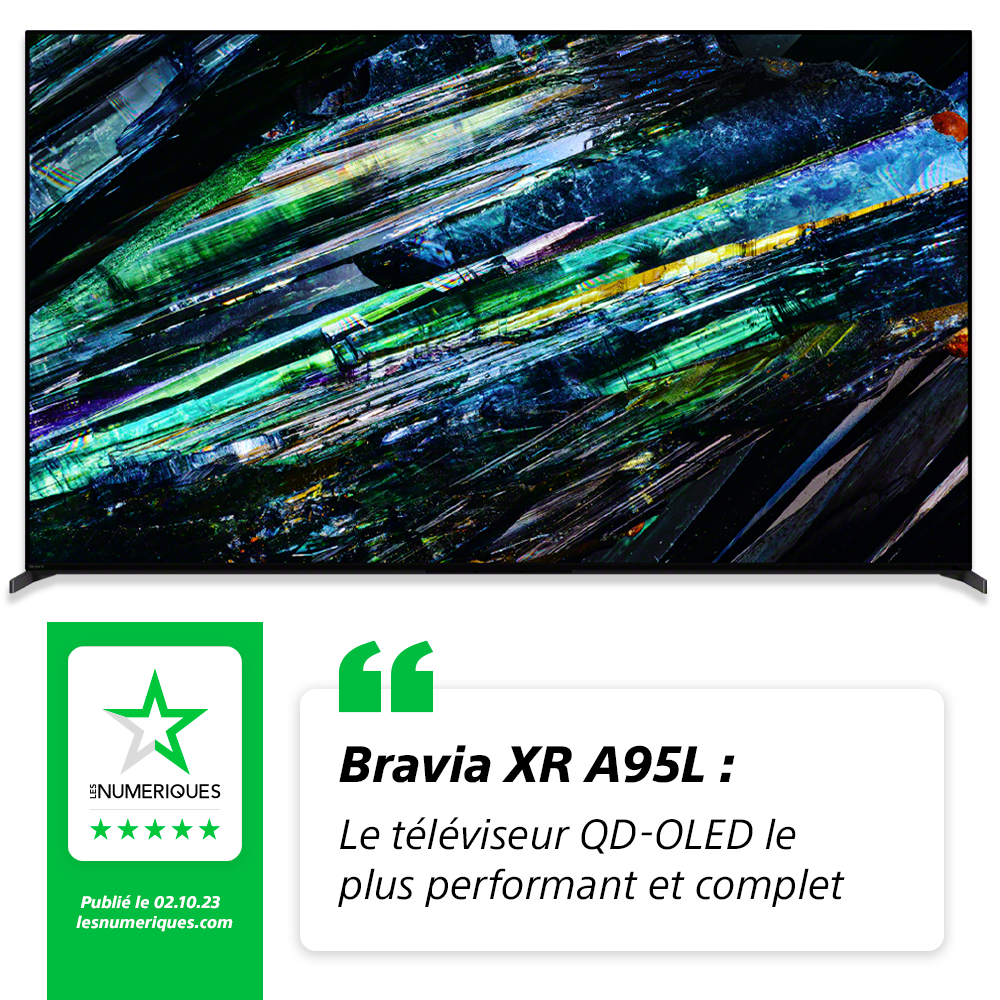A95L | BRAVIA XR | MASTER Series | OLED | 4K Ultra HD | Contraste élevé HDR | Smart TV (Google TV) A95L | BRAVIA XR | MASTER Series | OLED | 4K Ultra HD | Contraste élevé HDR | Smart TV (Google TV)