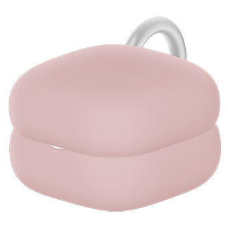 Boîtier de charge LinkBuds Fit avec une housse rose.