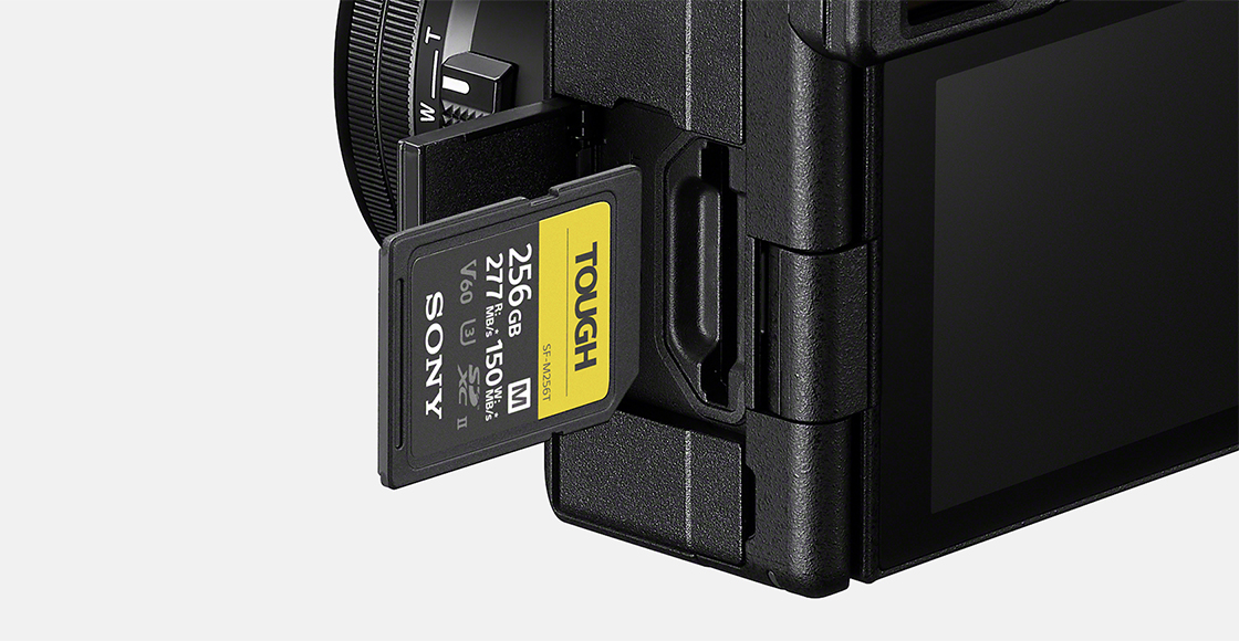 Image de l'emplacement pour carte mémoire SD