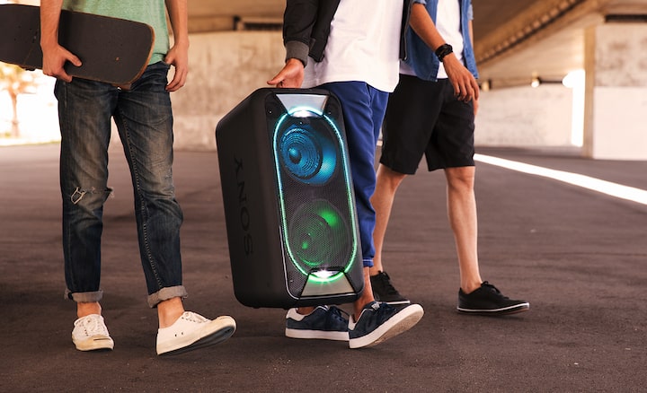 Système audio high-power EXTRA BASS XB90 avec batterie intégrée